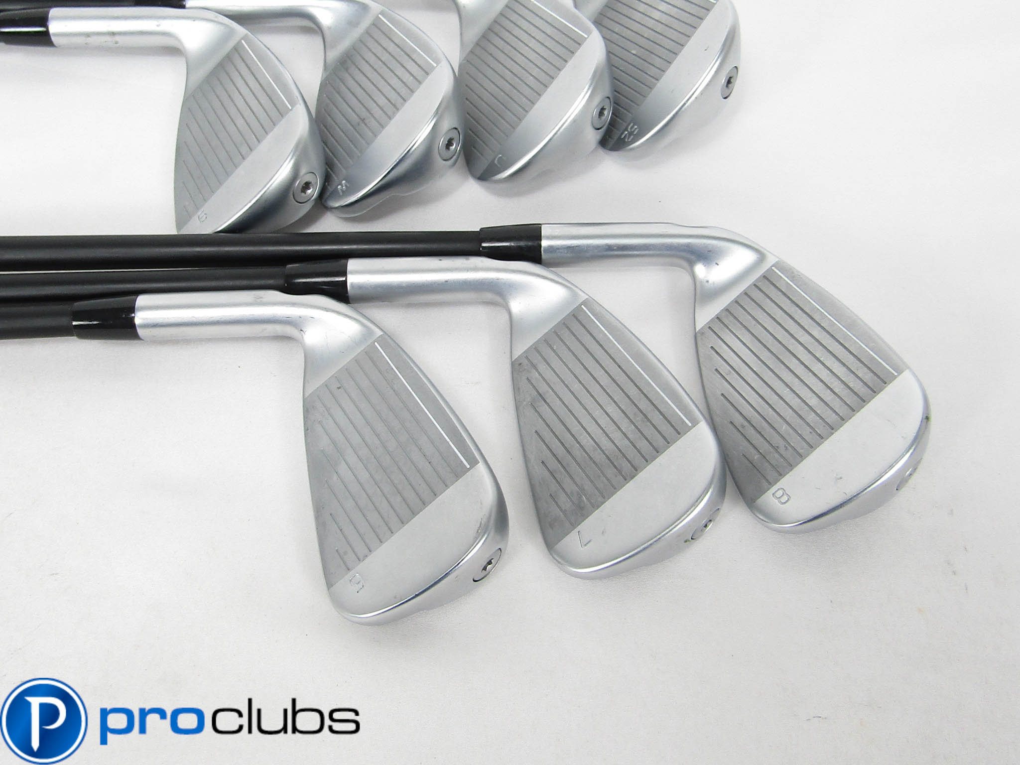 PING G440 BLACK DOT IRONS 6-PW,UW,52* GRAPHITE REGULAR FLEX (+1/2